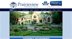 Desktop Screenshot of prairieviewlandscaping.com